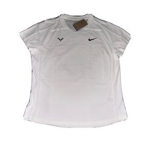 NWT Nike Court Dri Fit ADV RAFA Slim Fit Tennis Men's  XL DD8540 100 Nadal White